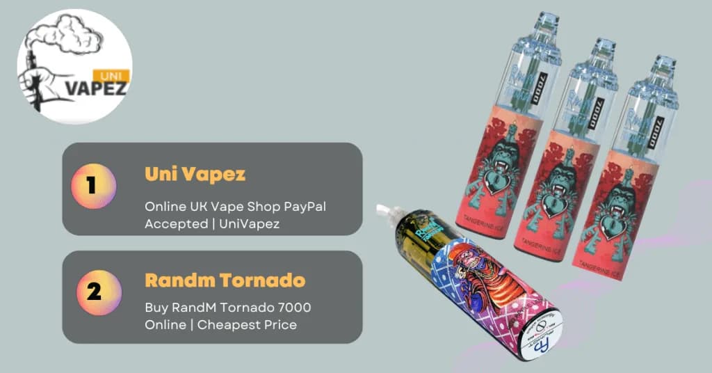 Buy Randm Tornado Vape In United Kingdom - UniVapez