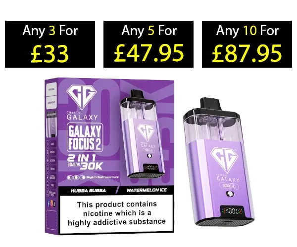 Crystal Galaxy Focus 2 30K Prefilled Pod Vape Kit